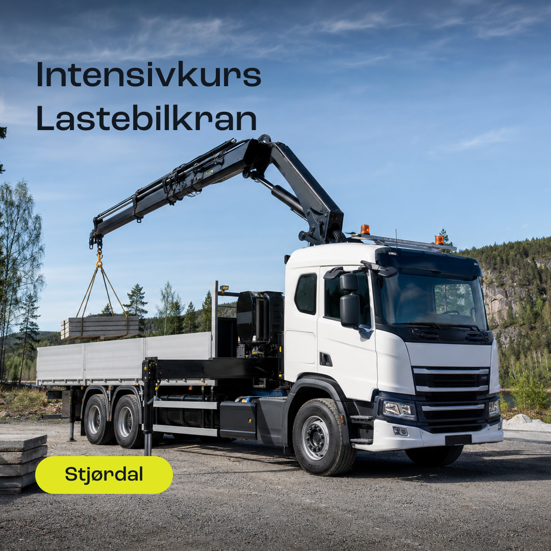 Lastebilkran – Intensivkurs Stjørdal