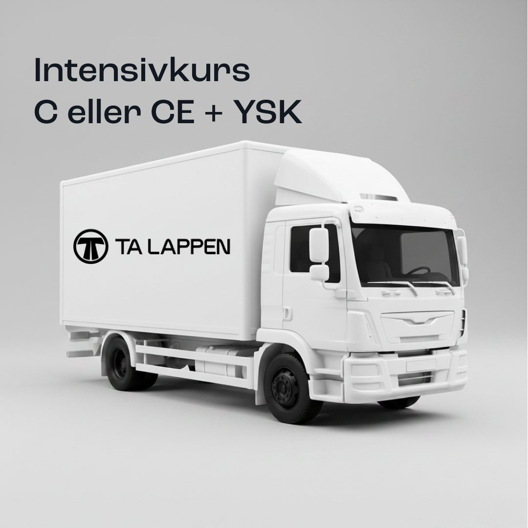 Intensivkurs: C / CE + YSK - Kun Steinkjer