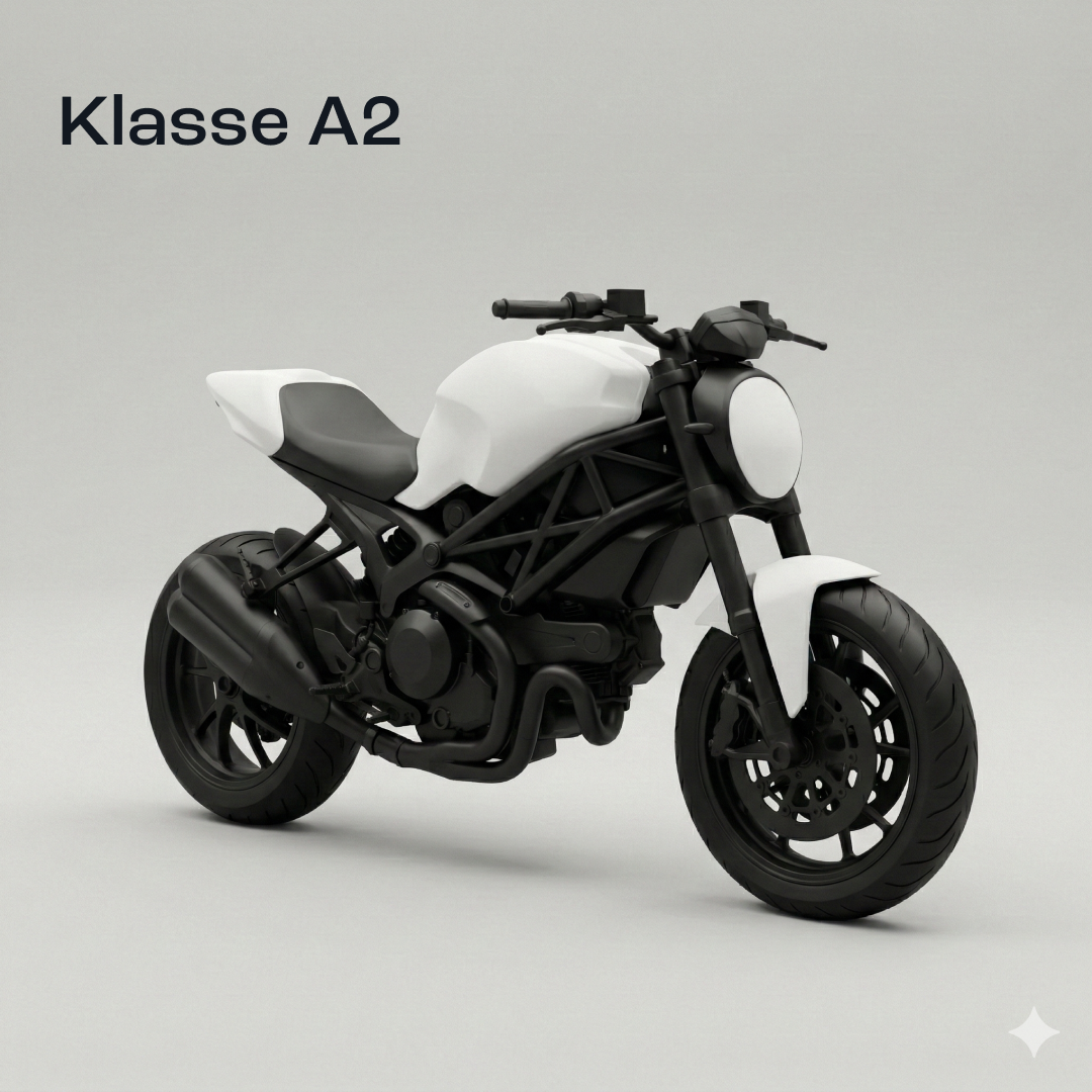 Motorsykkel Klasse A2